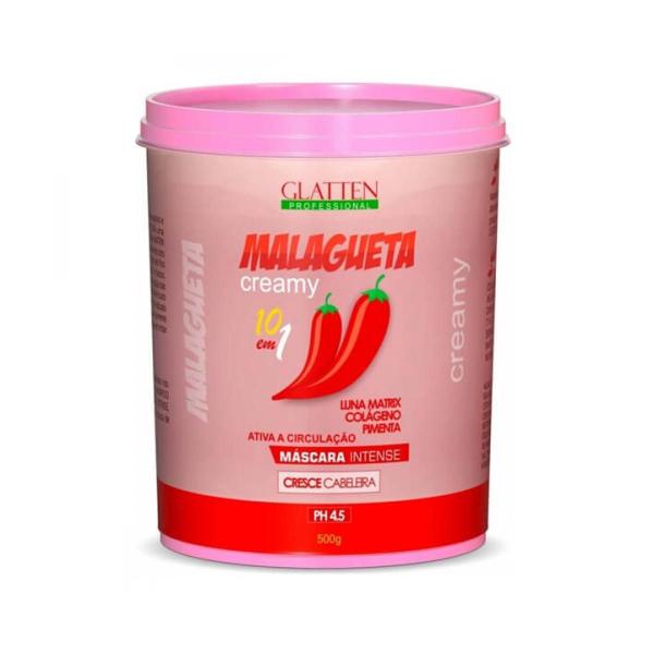 Glatten Malagueta Creamy Máscara 500g - T - Glatten Professional