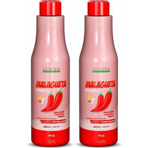 Glatten Malagueta Shampoo e Condicionadora 2x 1000ml