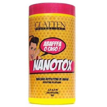 Glatten Nanotox Abafa o Caso Máscara Repositora de Massa-1kg