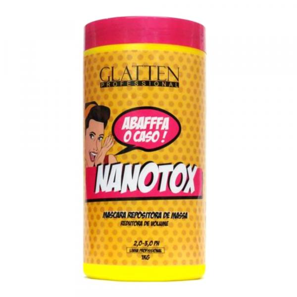 Glatten Nanotox Máscara Repositora de Massa Redutora de Volume 1kg
