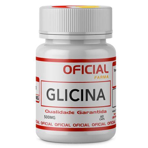 Glicina 500mg - 60 Cápsulas