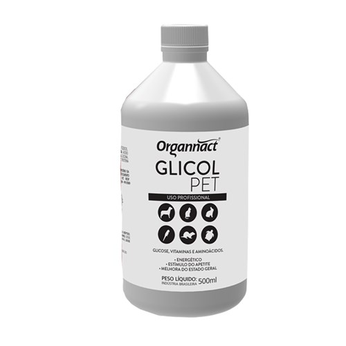 Glicol Pet 500ml Organnact Suplemento
