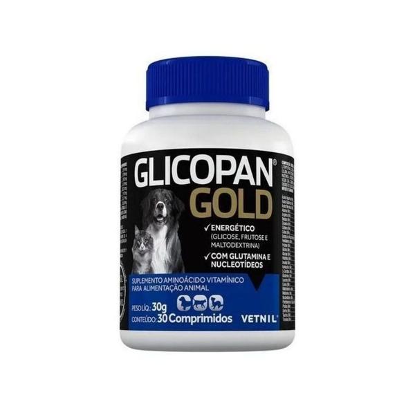 Glicopan Gold 30 Comprimidos Suplemento Vitaminico Vetnil