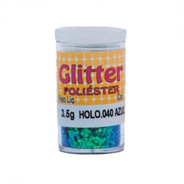 Glítter Cítrico - Azul - 040 - Glitter