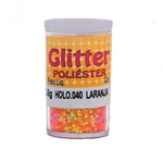 Glítter Cítrico - Laranja - 040 - Glitter