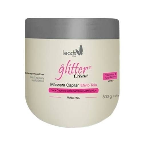 Glitter Cream Leads Care Máscara Efeito Teia 500g
