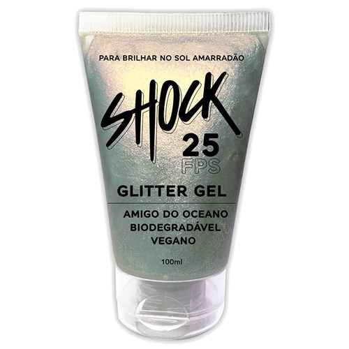 Glitter Gel Biodegradável Prata | Shock
