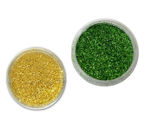Glitter Pigmentos Verde e Amarelo