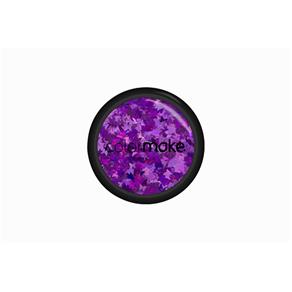 Glitter Poliester Holográfico Borboleta Roxo - Color Make - ROXO