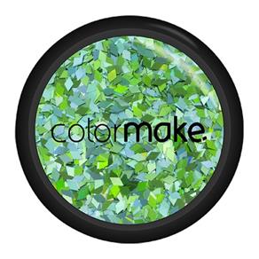 Glitter Poliester Holografico Diamante Mix - Color Make - VERDE