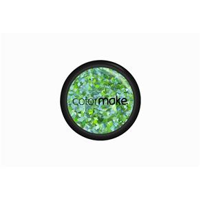 Glitter Poliester Holográfico Diamante Verde - Color Make - VERDE