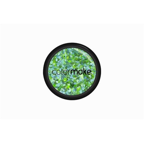 Glitter Poliester Holográfico Diamante Verde - Color Make