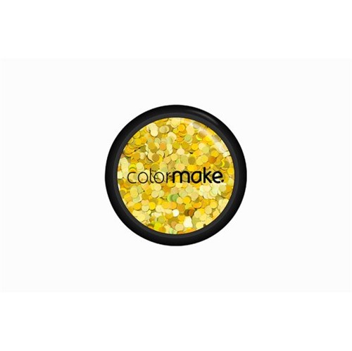 Glitter Poliester Holográfico Ponto Ouro - Color Make