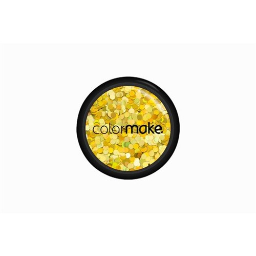 Glitter Poliester Holográfico Ponto Ouro - Color Make