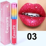 Glitter Shimmer batom impermeável Longa Duração Vivid Lipgloss Mulheres Sexy Glitter líquido Lip Gloss