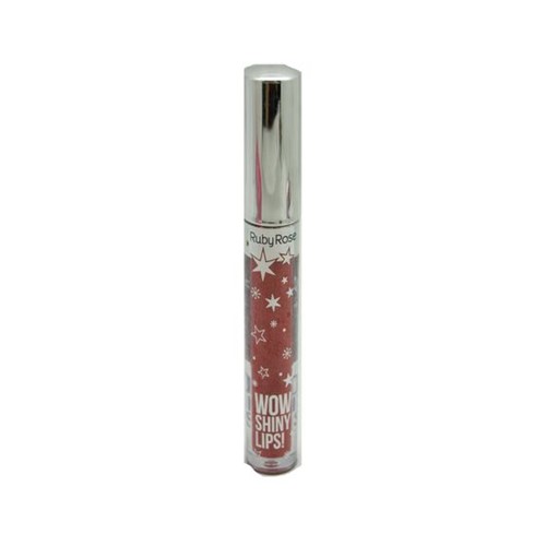 Gloss Labial Wow Shiny Lips - Cor 048 - Ruby Rose