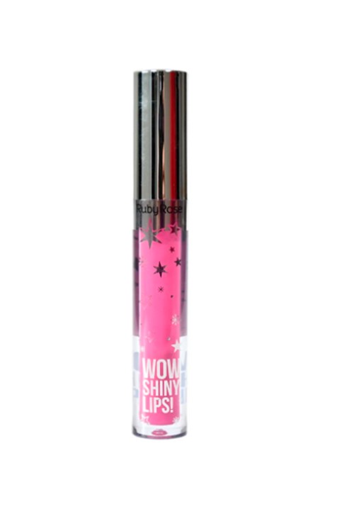 Gloss Labial Wow Shiny Lips Ruby Rose - 8523
