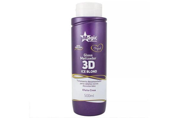 Gloss Matizador 3D Magic Color Ice Blond - Efeito Cinza 500ml