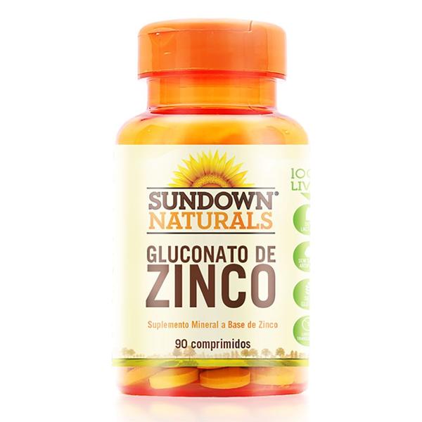 Gluconato de Zinco 7mg - Sundown - 90 Caps