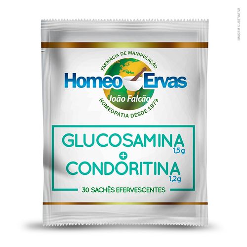 Glucosamina 1,5g + Condroitina 1,2g 30 Sachês Sabor Abacaxi