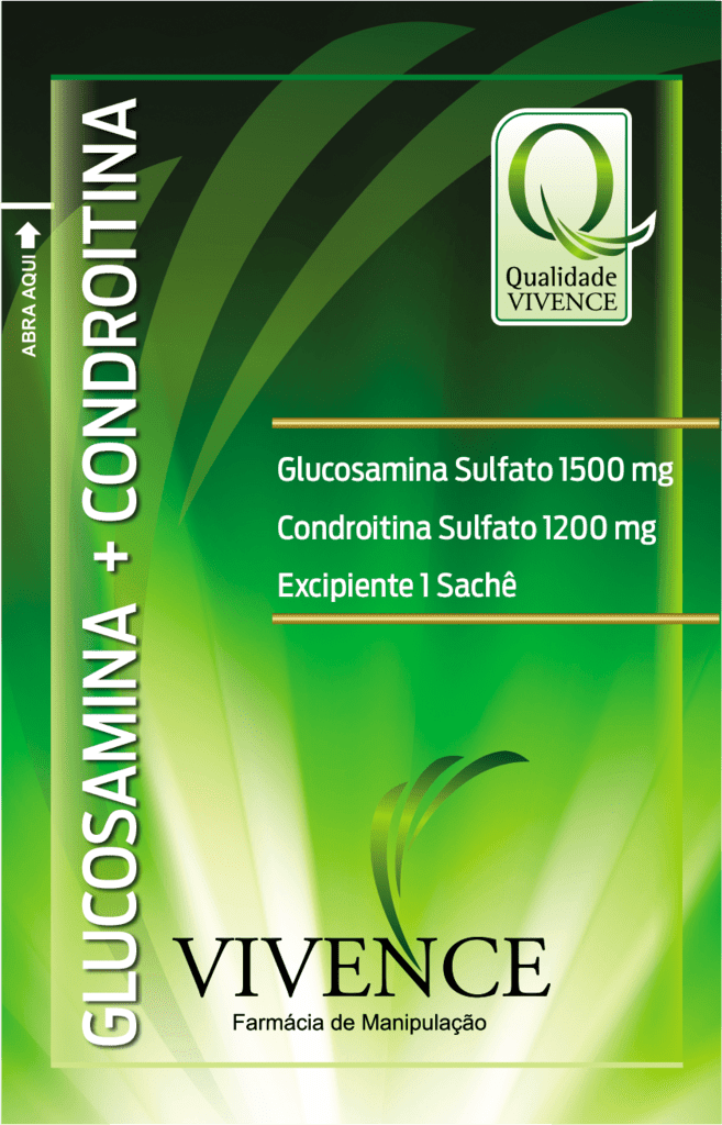 Glucosamina 1500 Mg + Condroitina 1200 Mg Sachê (60 Sachês, Laranja)