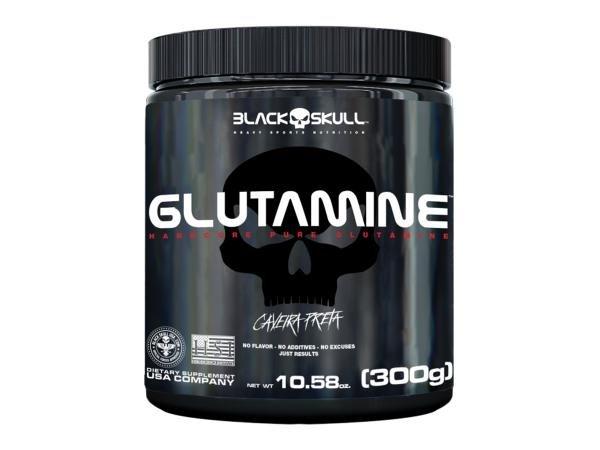 Glutamina 300g - Black Skull