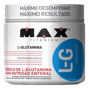 Glutamina Lg - Max Titanium - Sem Sabor - 300 G