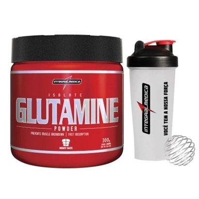 Glutamine 300 G + Coqueteleira -IntegralMédica
