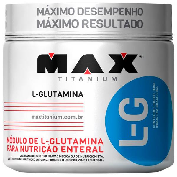 Glutamine Lg - 300 G - Max Titanium