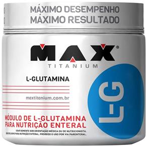 Glutamine Lg - 300g - Max Titanium. - SEM SABOR - 300 G