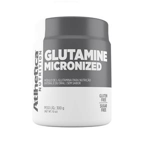 Glutamine Micronized 300g Atlhetica - Sem Sabor - 300 G