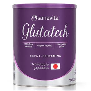 Glutatech Glutamina 300g - Sanavita - Sem Sabor - 3x 300g