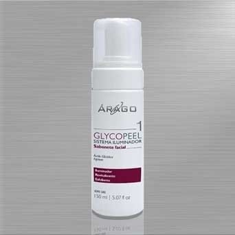Glycopeel Sabonete Facial de Ácido Glicólico Árago 150Ml