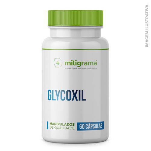 Glycoxil 300mg Antioxidante Potente para Proteger Sua Pele - 60 Cápsulas