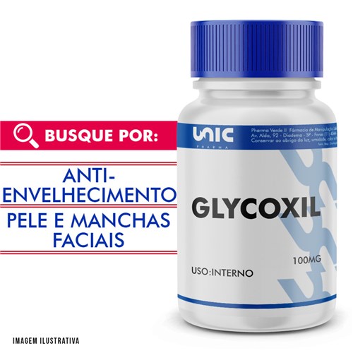 Glycoxil 100Mg com Selo de Autenticidade 60 Cápsulas