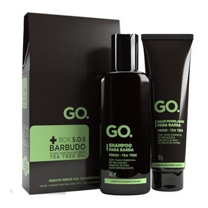Go SOS Barbudos Kit Shampoo + Balm Modelador Kit