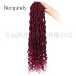 Synthetic Hair Extension Crochet Tranças 18 Inch macias Natural Kanekalon 24 Stands / pack Goddess Faux Locks cabelo
