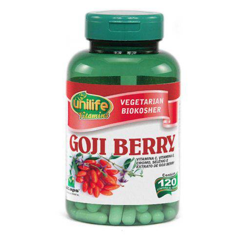 Goji Berry 120 Cápsulas - 500mg - Unilife