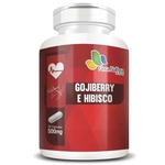 Goji Berry e Hibisco 500mg - Fórmula Potencializada - 60 cápsulas de 500mg