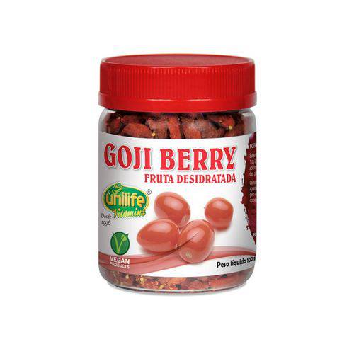 Goji Berry em Passas Fruta Desidratada - Unilife - 100g