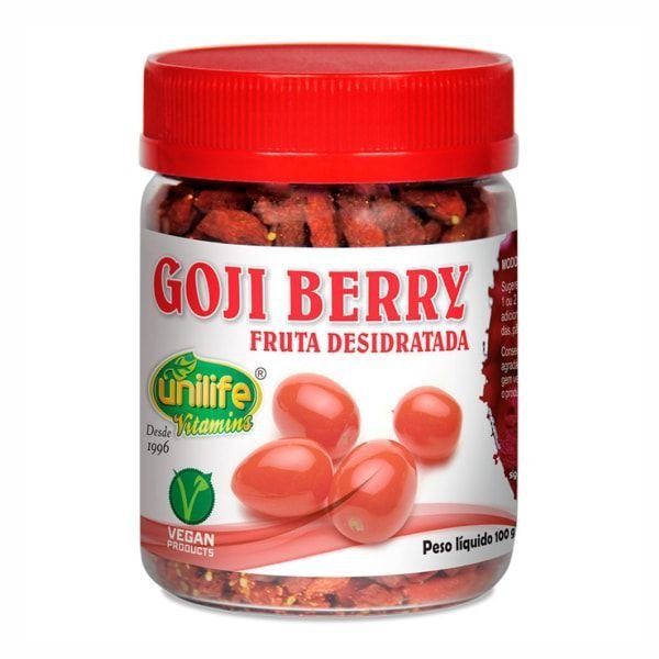 Goji Berry Fruta Desidratada - 100g - Unilife