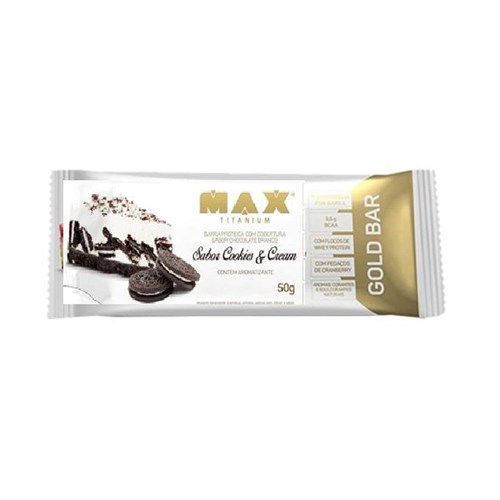 Gold Bar Cookies e Cream - Max Titanium