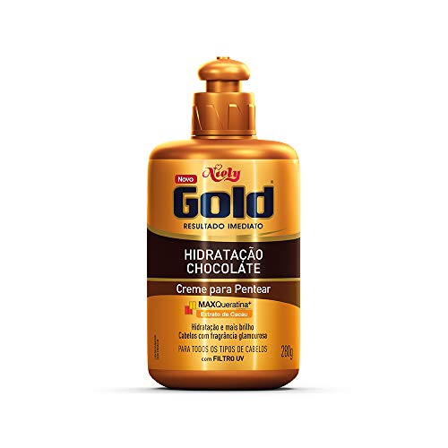 Gold Creme para Pentear Chocolate, 280G, Niely