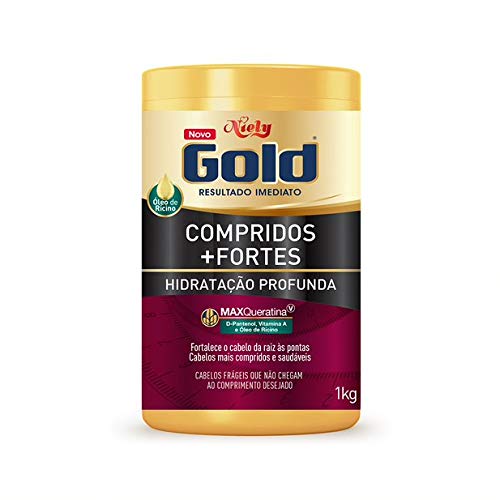 Gold Hidratação Profunda Compridos + Fortes, 1 Kg, Niely