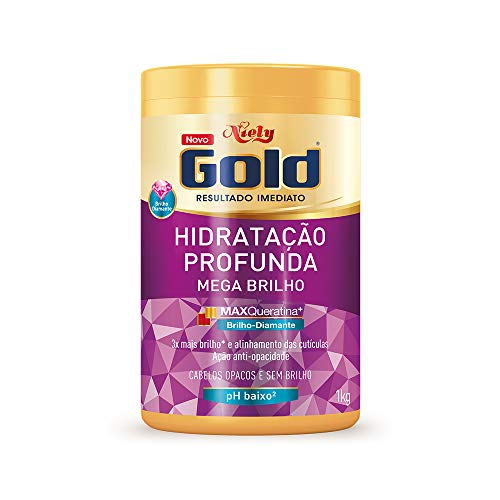 Gold Hidratação Profunda Mega Brilho, 1 Kg, Niely
