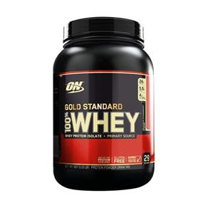 Gold Standard 100% Whey Morango 907g - Optimum Nutrition, 907g - Optimum Nutrition - SEM SABOR - 907 G