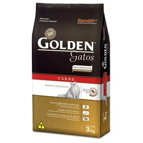 Golden Gatos Adulto Carne 03 Kg