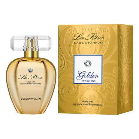 Golden Woman Swarovski La Rive Eau de Parfum Perfume Feminino 75mll