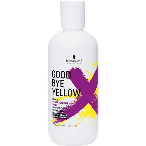 GoodBye Yellow Neutralizing Wash PH 4.5 300ml Schwarzkopf