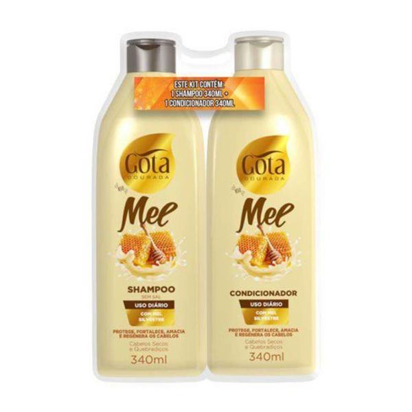 Gota Dourada Mel Shampoo + Condicionador Uso Diário 340 Ml